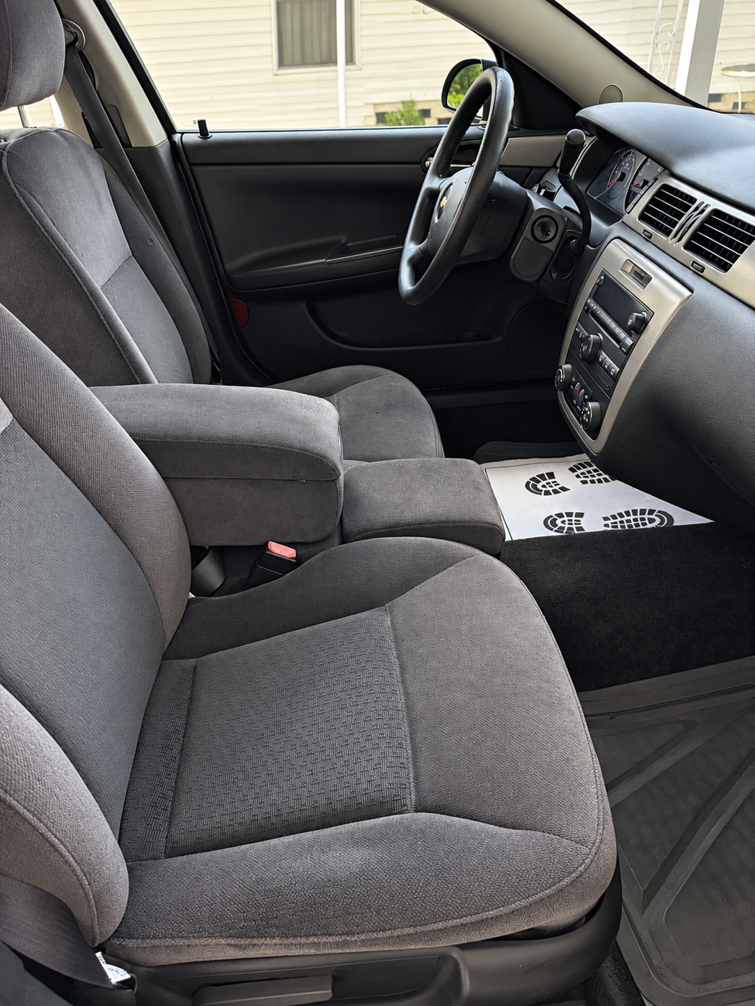 Freshly detailed vehicle interior